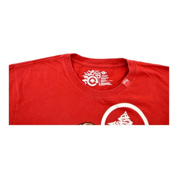 Mens LNG Premium Fit‎ Short Sleeve Graphic Tee Red Sz XL - Picture 3 of 4
